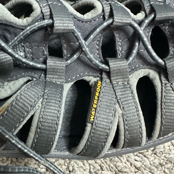 Keen Trail Hiking Sandals 6.5 Adjustable Gray waterproof outdoor lightweight - Picture 6 of 9